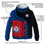 texas rangers hex splash blue black windbreaker jacket best selling