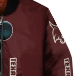 texas state bobcats mickey mouse maroon bomber jacket best selling