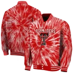 texas tech red raiders dynamic rings red varsity jacket best selling