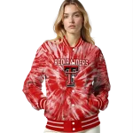 texas tech red raiders dynamic rings red varsity jacket best selling