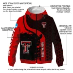 texas tech red raiders grid streak red black windbreaker jacket best selling