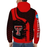 texas tech red raiders grid streak red black windbreaker jacket best selling