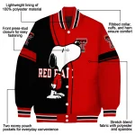 texas tech red raiders snoopy attitude red varsity jacket best selling