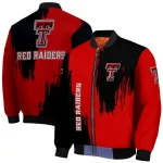 texas tech red raiders urban mark red bomber jacket best selling