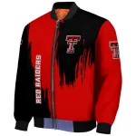 texas tech red raiders urban mark red bomber jacket best selling