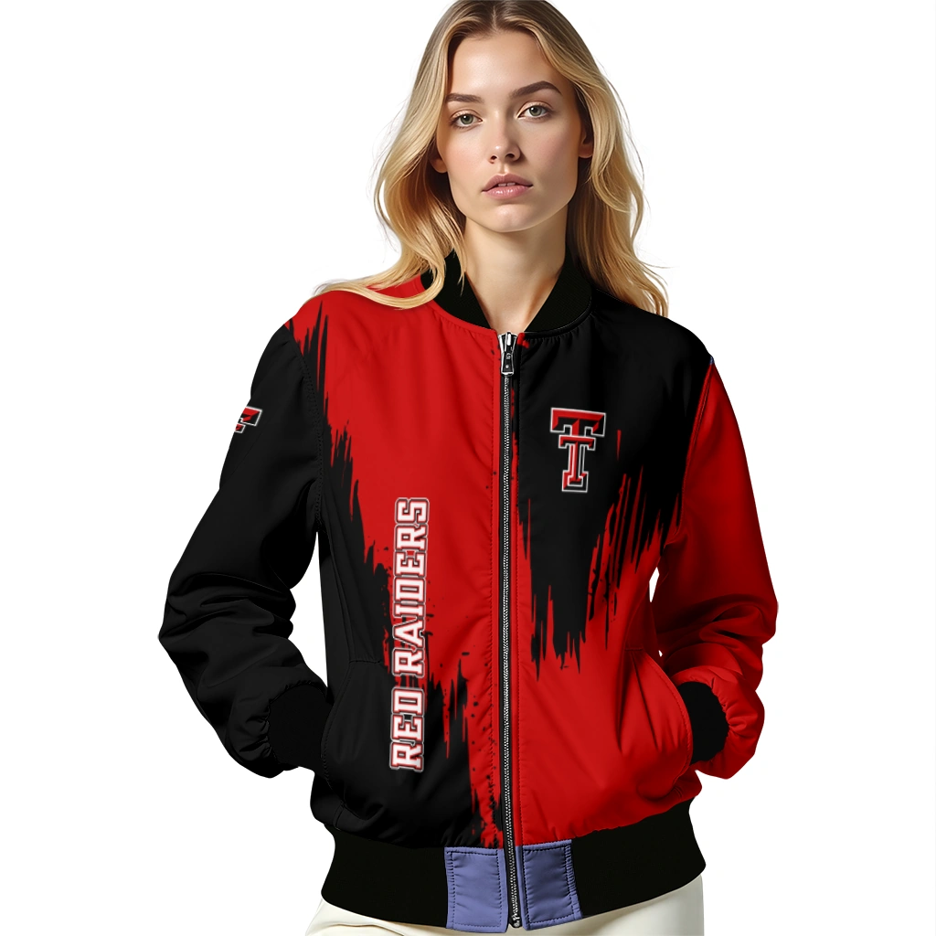 texas tech red raiders urban mark red bomber jacket latest model texas tech red raiders urban mark red bomber jacket latest model