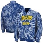 toledo rockets dynamic rings blue varsity jacket best selling