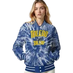 toledo rockets dynamic rings blue varsity jacket best selling