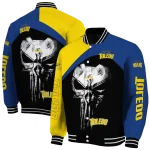 toledo rockets edgy mask blue black varsity jacket best selling