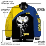 toledo rockets edgy mask blue black varsity jacket best selling