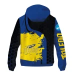toledo rockets grid streak blue black windbreaker jacket best selling