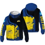 toledo rockets grid streak blue black windbreaker jacket best selling