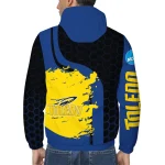 toledo rockets grid streak blue black windbreaker jacket best selling