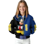 toledo rockets mickey mouse blue bomber jacket best selling