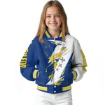 toledo rockets ripped bolt blue white varsity jacket best selling