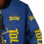 toledo rockets spooky grin blue bomber jacket best selling