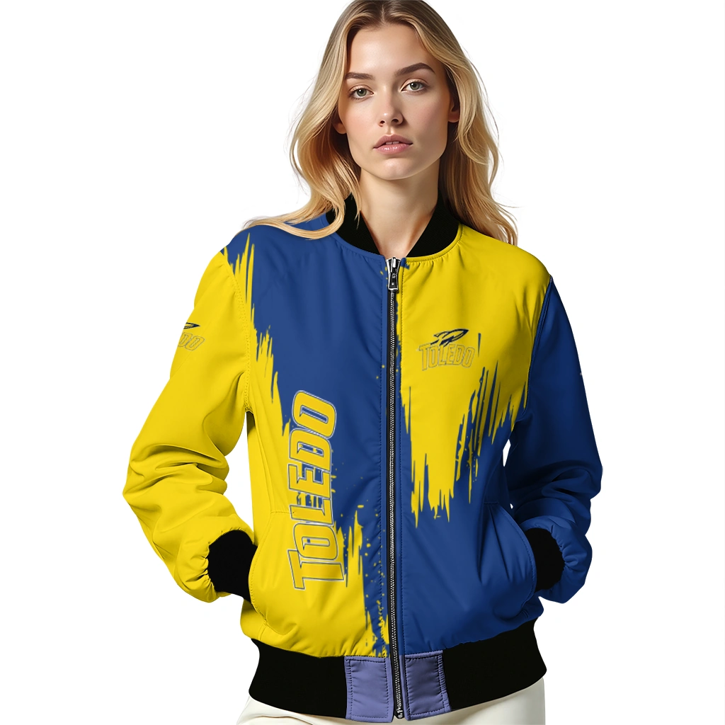 toledo rockets urban mark blue bomber jacket latest model toledo rockets urban mark blue bomber jacket latest model