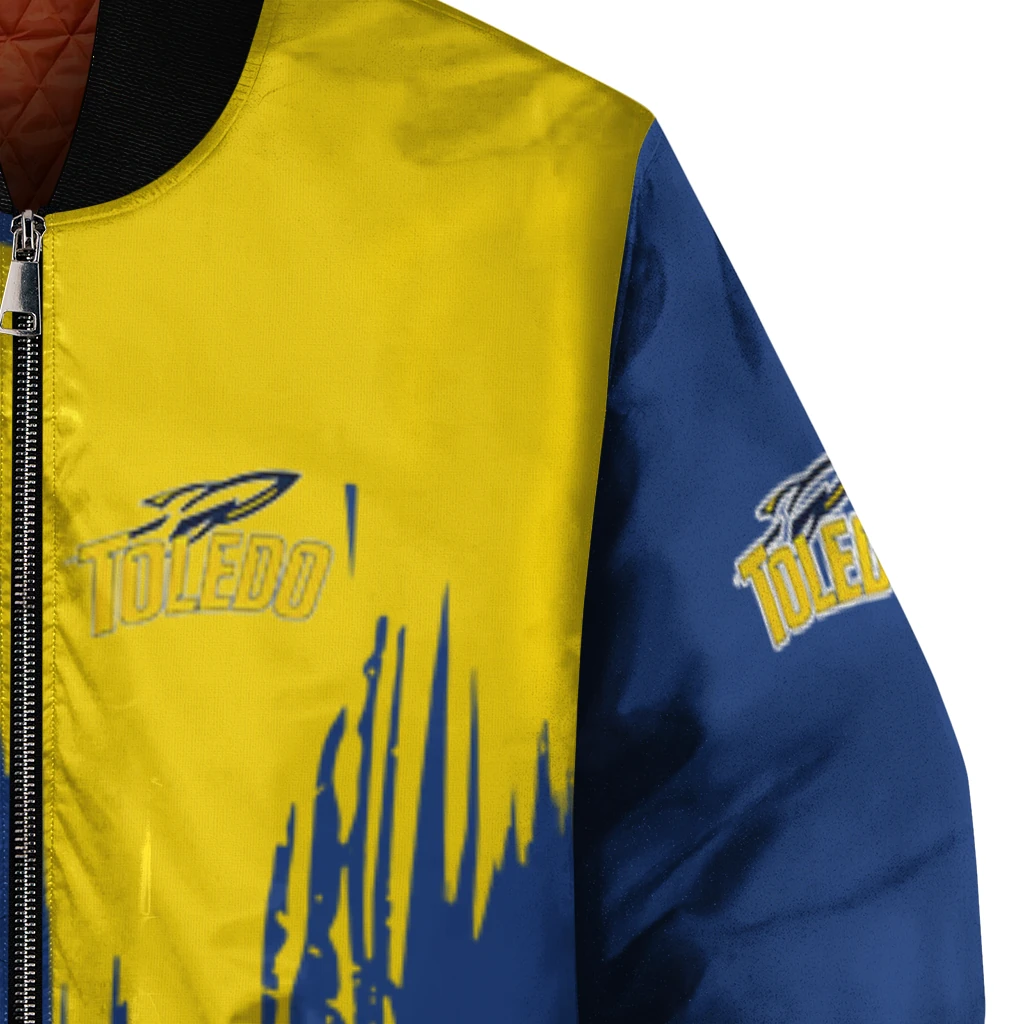 toledo rockets urban mark blue bomber jacket premium grade toledo rockets urban mark blue bomber jacket premium grade