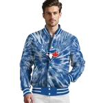 toronto blue jays dynamic rings blue varsity jacket best selling