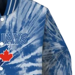 toronto blue jays dynamic rings blue varsity jacket best selling