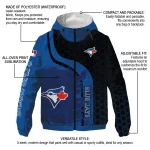 toronto blue jays hex splash blue black windbreaker jacket best selling