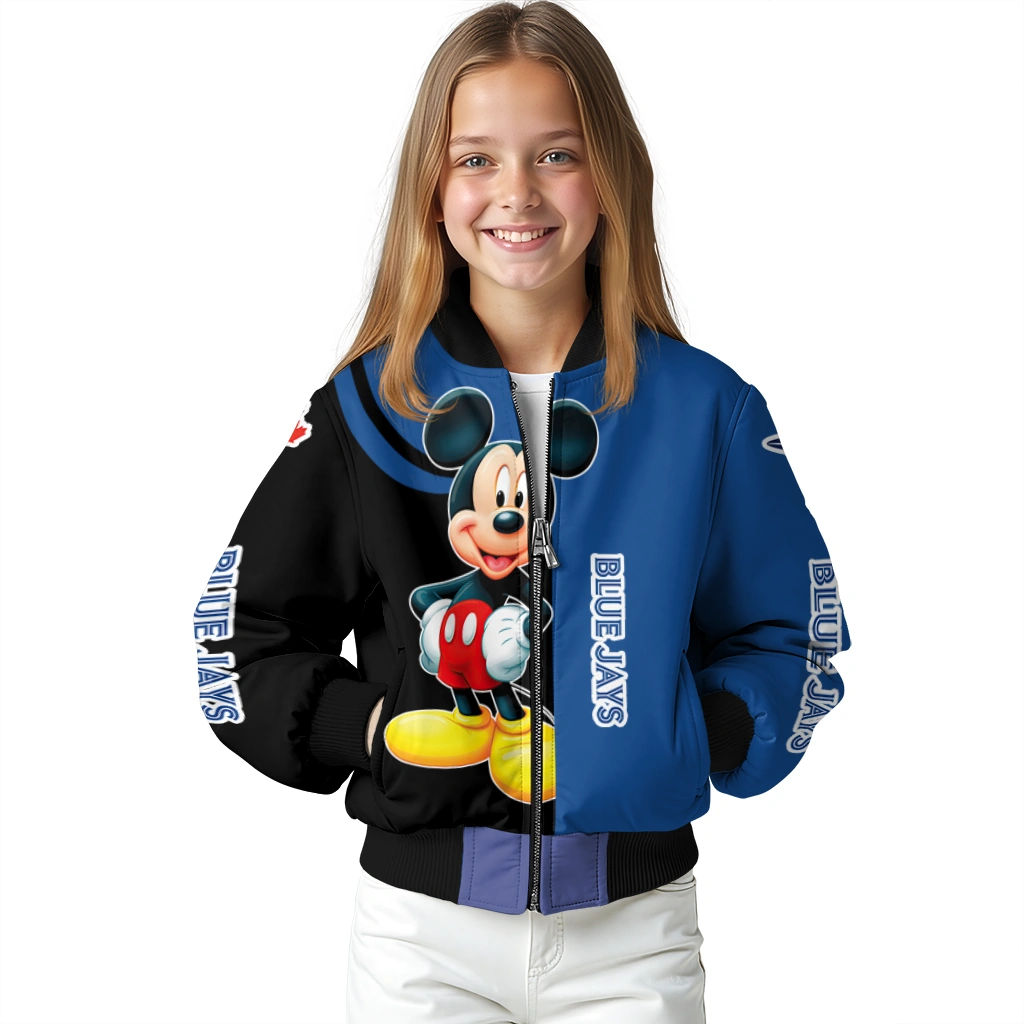toronto blue jays mickey mouse blue bomber jacket top rated toronto blue jays mickey mouse blue bomber jacket top rated