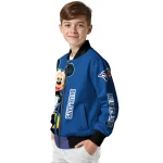toronto blue jays mickey mouse blue bomber jacket best selling