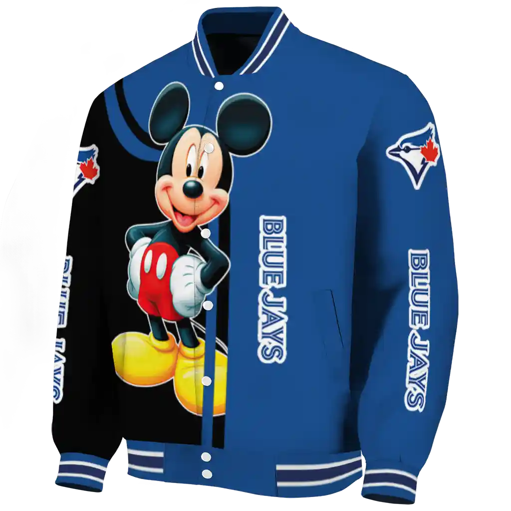 toronto blue jays mickey mouse blue varsity jacket best selling toronto blue jays mickey mouse blue varsity jacket best selling