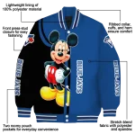 toronto blue jays mickey mouse blue varsity jacket best selling
