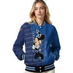 toronto blue jays minnie mouse blue varsity jacket best selling