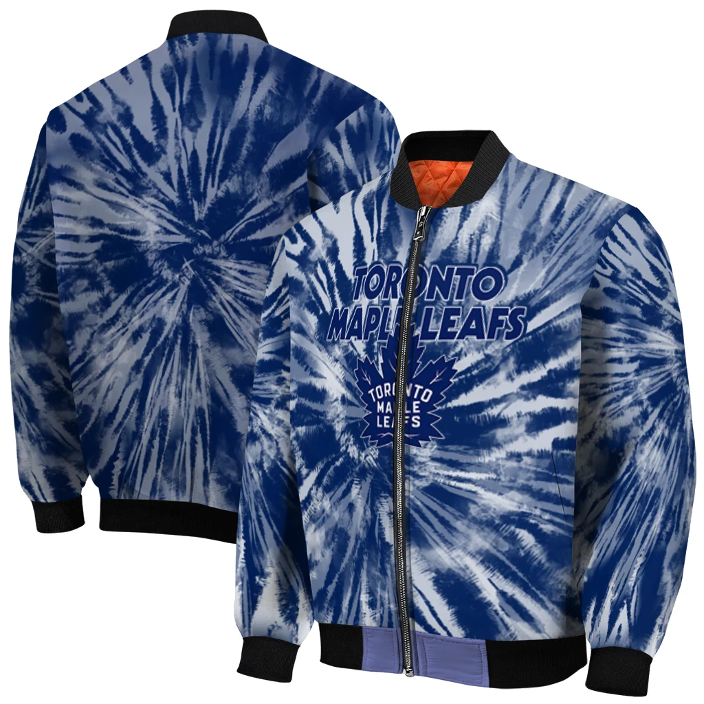 toronto maple leafs dynamic rings blue bomber jacket best selling toronto maple leafs dynamic rings blue bomber jacket best selling