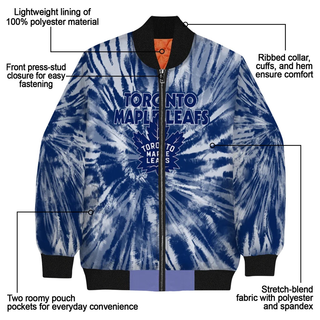 toronto maple leafs dynamic rings blue bomber jacket new arrival toronto maple leafs dynamic rings blue bomber jacket new arrival