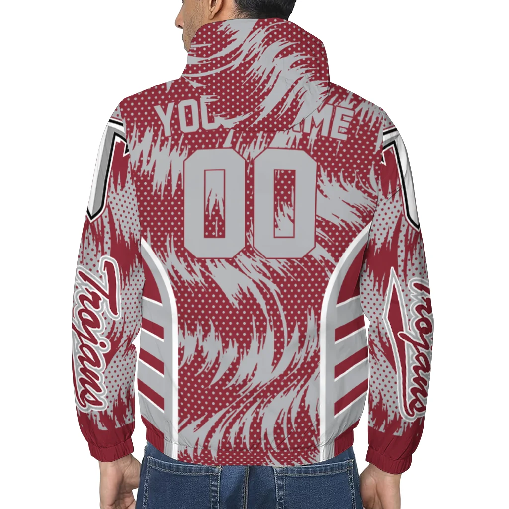 troy trojans dynamic heat wave red windbreaker jacket trendy troy trojans dynamic heat wave red windbreaker jacket trendy