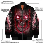 troy trojans inferno skull red black bomber jacket best selling