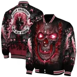 troy trojans inferno skull red black varsity jacket best selling