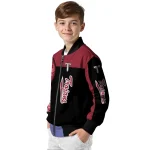 troy trojans intricate skull red black bomber jacket best selling