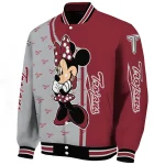 troy trojans minnie mouse red varsity jacket best selling
