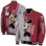 troy trojans minnie mouse red varsity jacket best selling