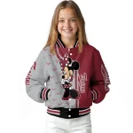 troy trojans minnie mouse red varsity jacket best selling