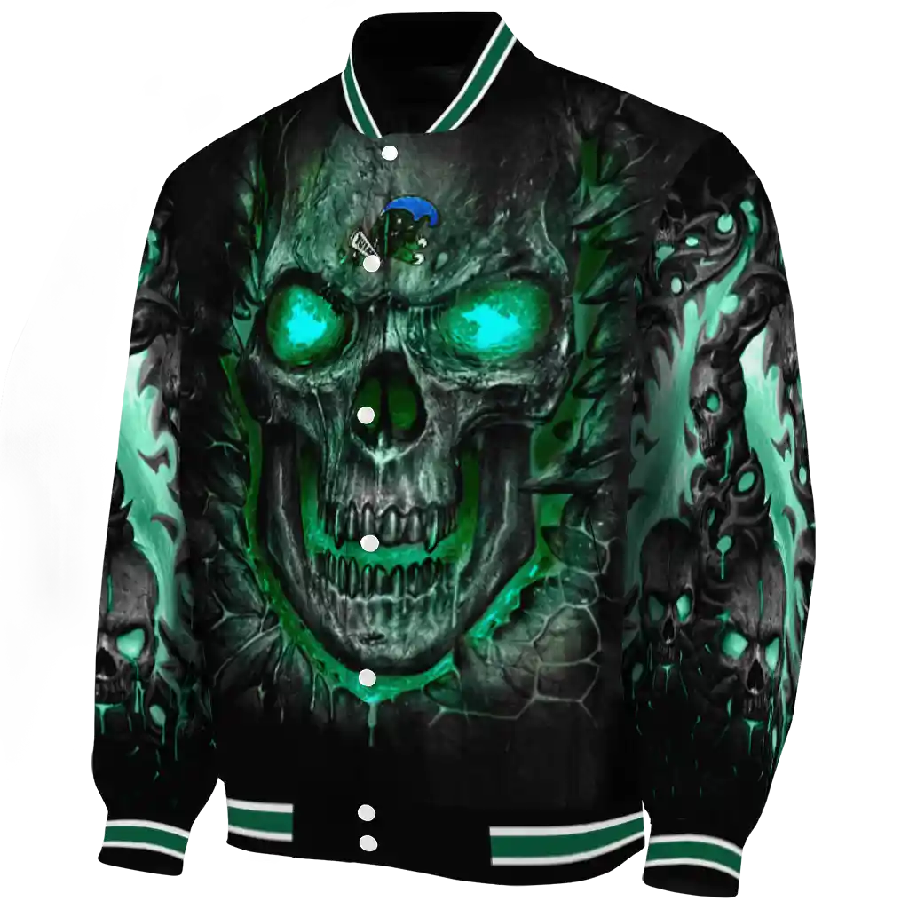 tulane green wave inferno skull green black varsity jacket best selling tulane green wave inferno skull green black varsity jacket best selling
