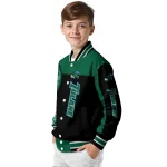 tulane green wave intricate skull green black varsity jacket best selling