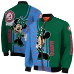 tulane green wave minnie mouse green bomber jacket best selling