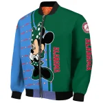 tulane green wave minnie mouse green bomber jacket best selling