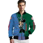tulane green wave minnie mouse green bomber jacket best selling