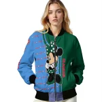 tulane green wave minnie mouse green bomber jacket best selling