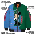 tulane green wave minnie mouse green bomber jacket best selling