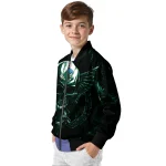tulane green wave skull bite green black bomber jacket best selling
