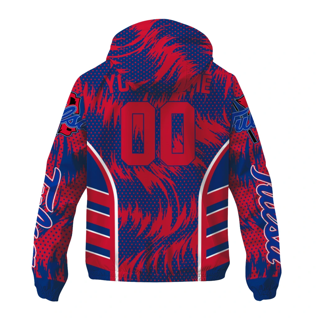 tulsa golden hurricane dynamic heat wave blue windbreaker jacket fashion forward tulsa golden hurricane dynamic heat wave blue windbreaker jacket fashion forward