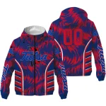 tulsa golden hurricane dynamic heat wave blue windbreaker jacket best selling