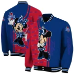 tulsa golden hurricane minnie mouse blue varsity jacket best selling